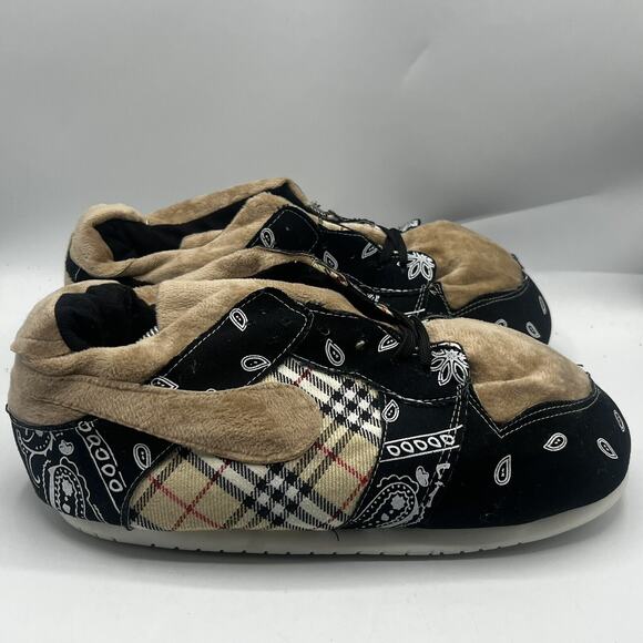 Sneaker Men One Size Slipper Plush Aj1 Cactus Jack Comfort Home Sandals Dunk Low - Picture 1 of 10